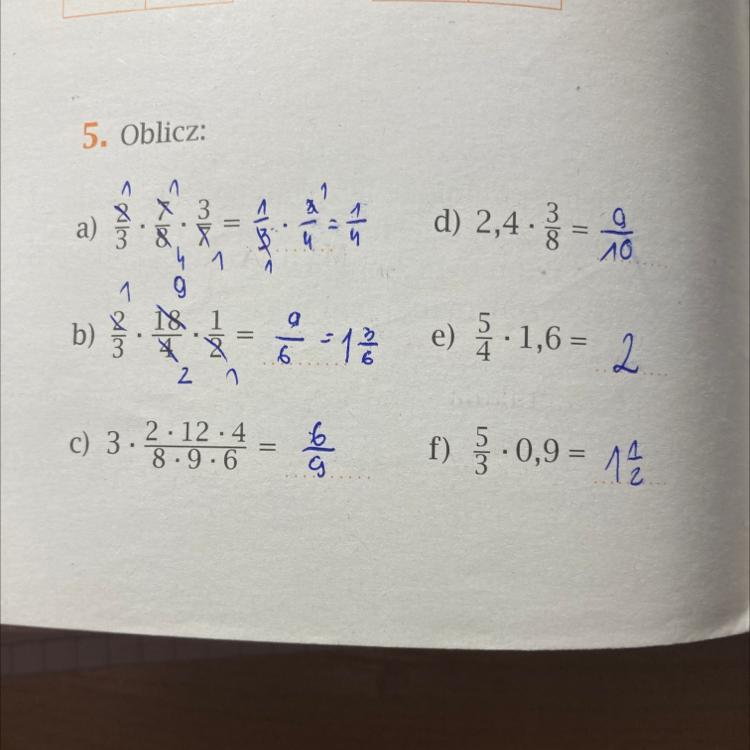 Zadanie 5strona 10 ćwiczenia klasa 7 Matematyka Pliss jak naj szybciej