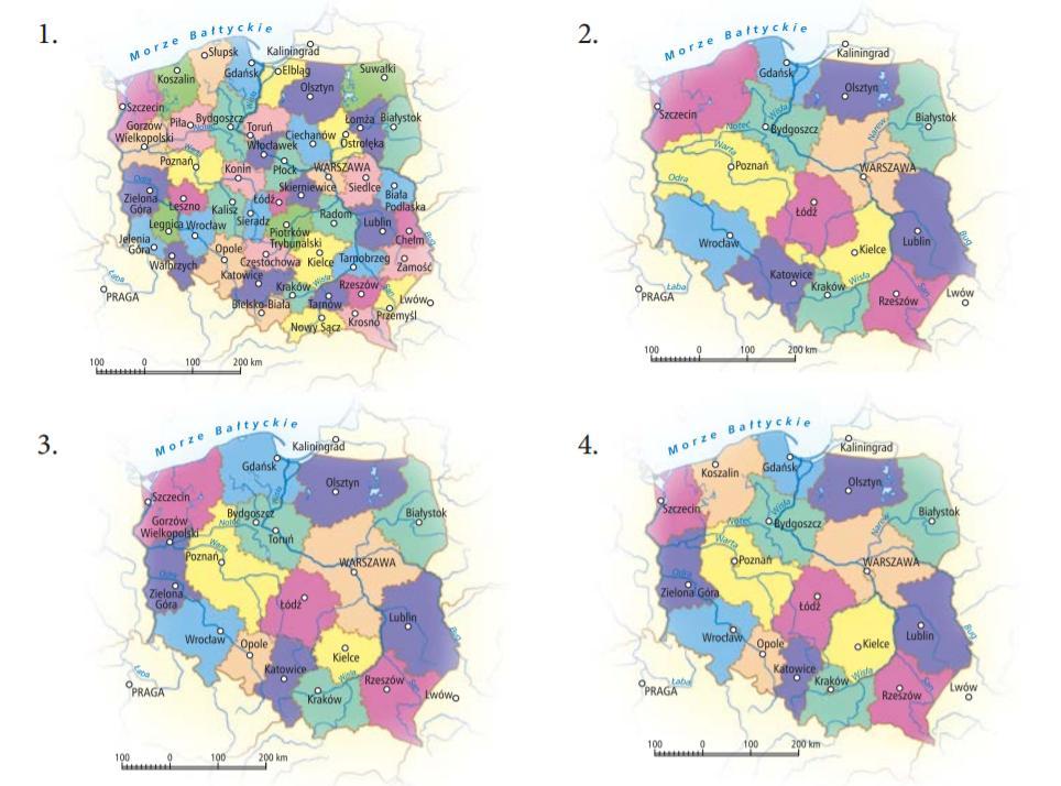 49 Województw Podział Administracyjny Polski 1975