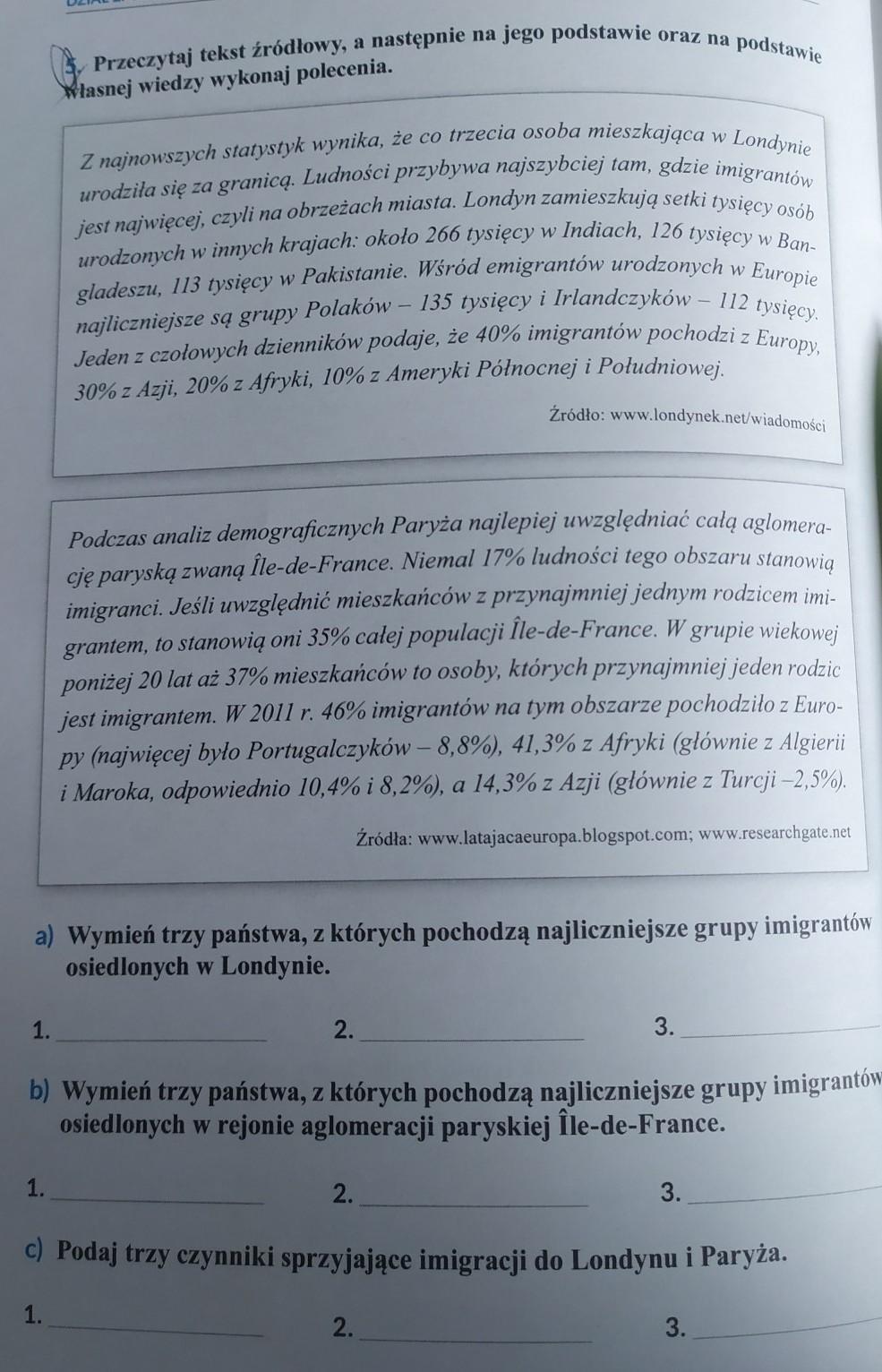 15. Przeczytaj tekst źródłowy, a następnie na jego podstawie oraz na