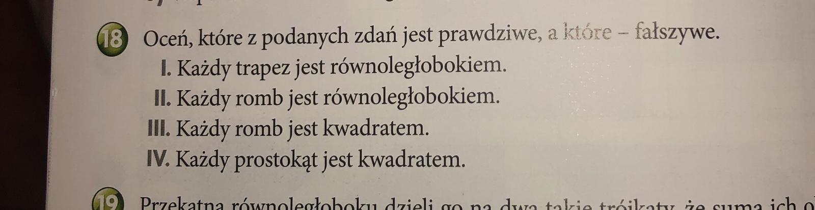 Oceń,które z podanych zdań jest prawdziwe,a którefałszywe. Brainly.pl
