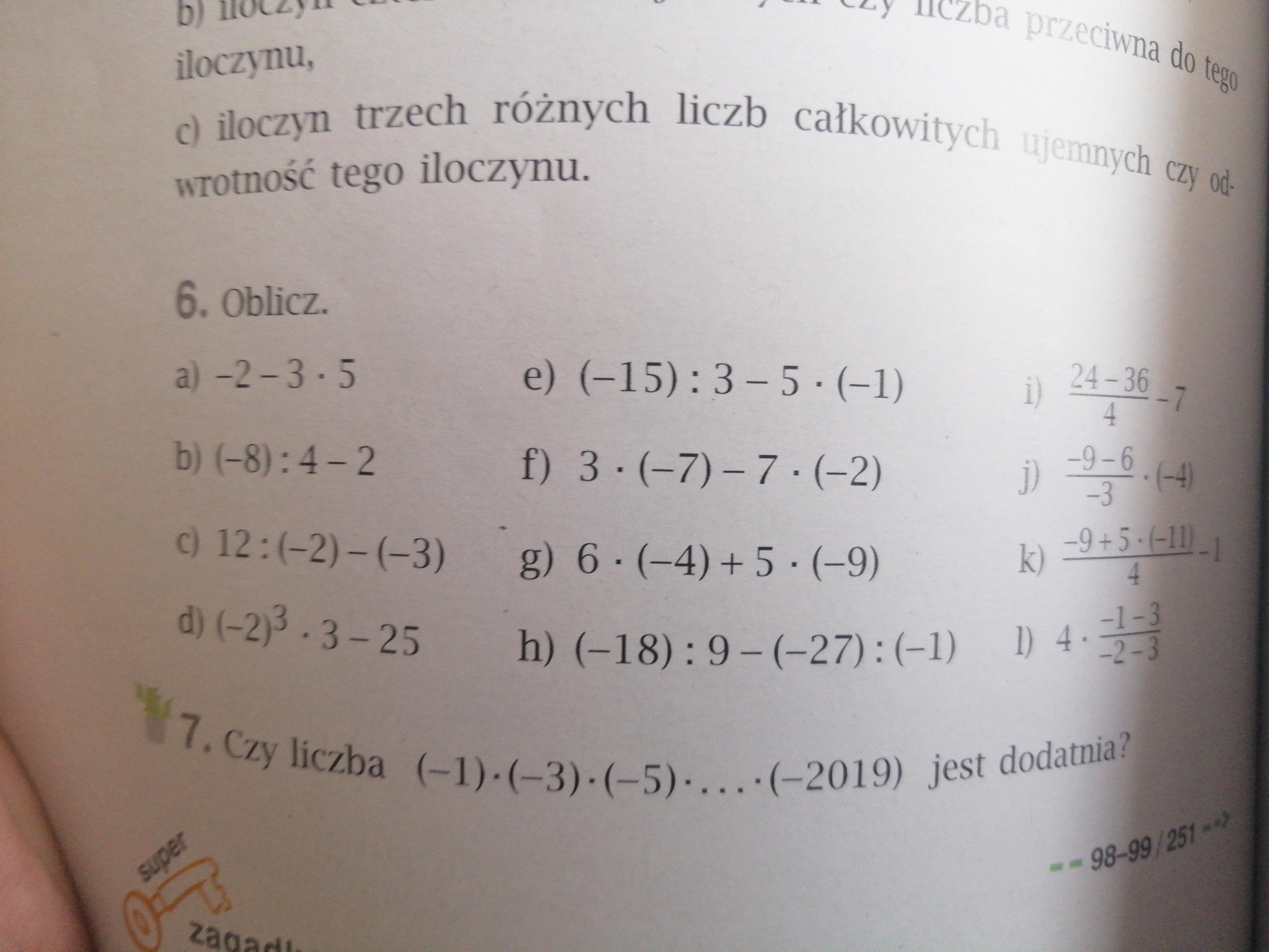 Zad 6 str 174 matematyka z plusem klasa 6 Brainly.pl