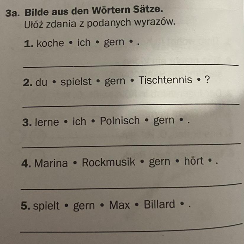 Bilde aus den Wörtern Sätze. Potrzebuje na dzisiaj ;) Brainly.pl