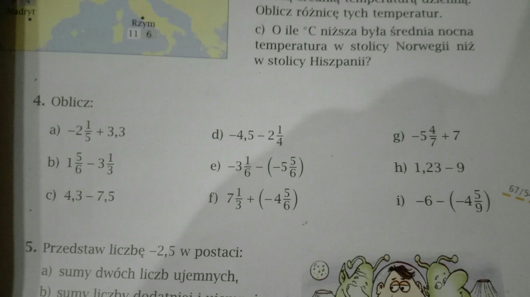 oblicz (działania na liczbach dodatnich i ujemnych) Brainly.pl