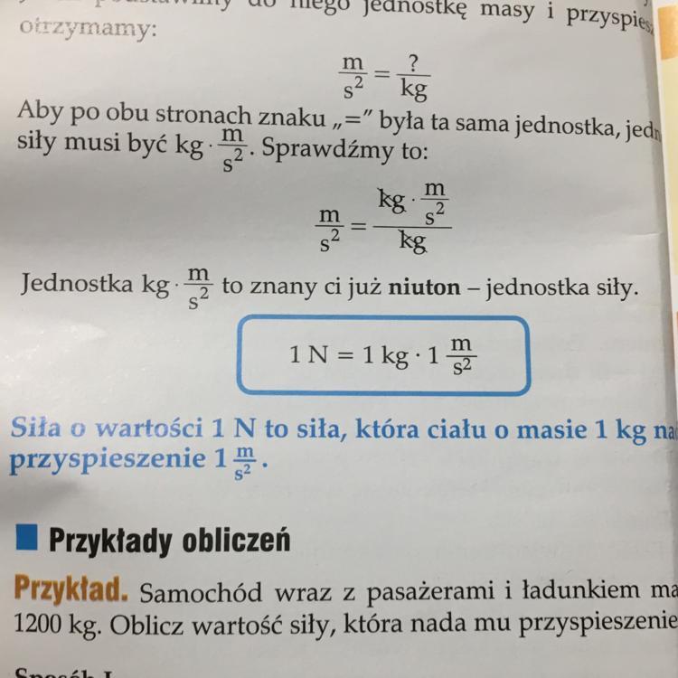 Wytłumaczył by mi to ktoś.Chodzi tu o te Niutony i co tu obliczamy