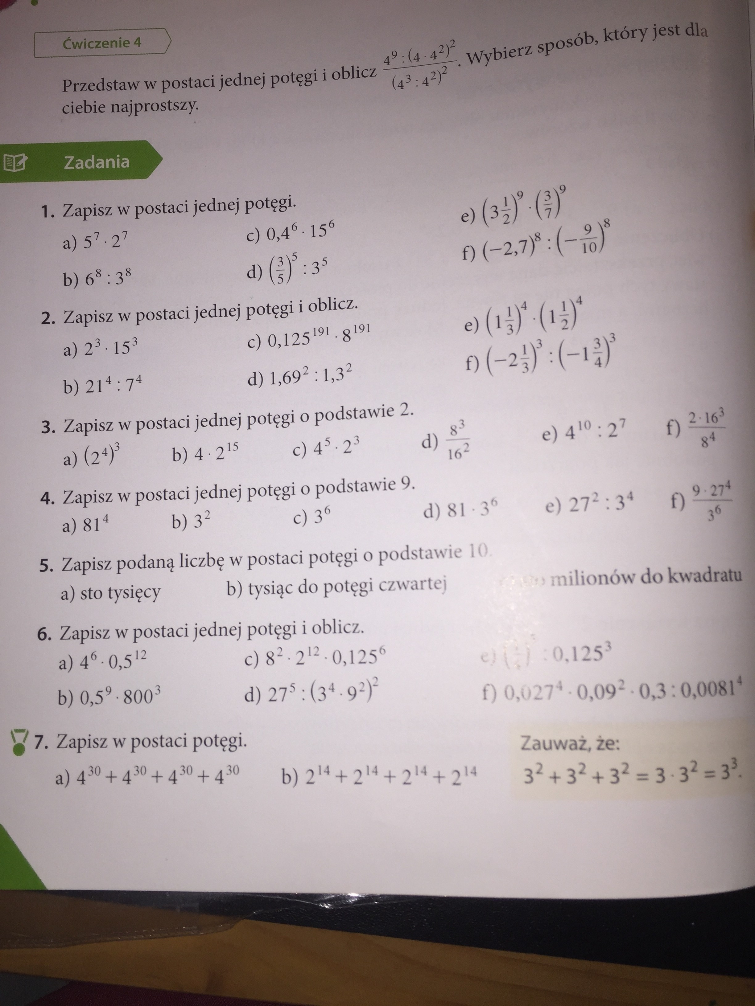 Pomocy zadanie 16 strona 118 podręcznik matematyka z kluczem klasa 7