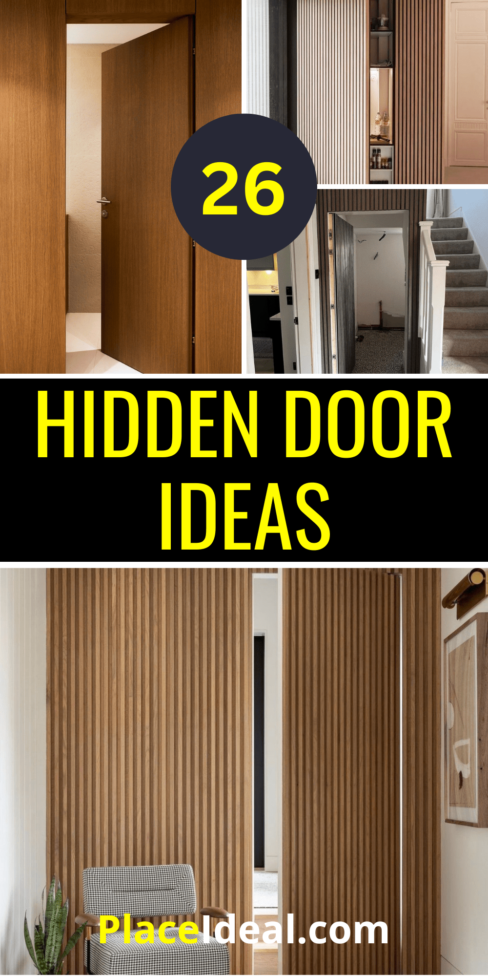 26 Hidden Door Ideas for a Stylish and Functional Home Makeover