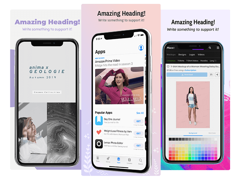 Create Beautiful iOS Screenshots in Seconds Placeit