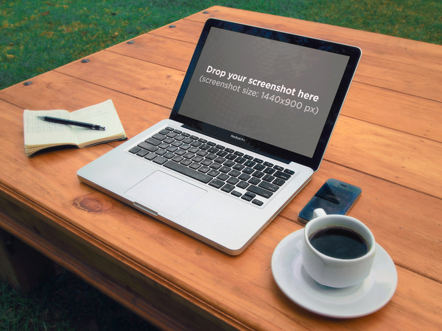 Placeit App Screenshot Generator! iPhone MacBook Coffee