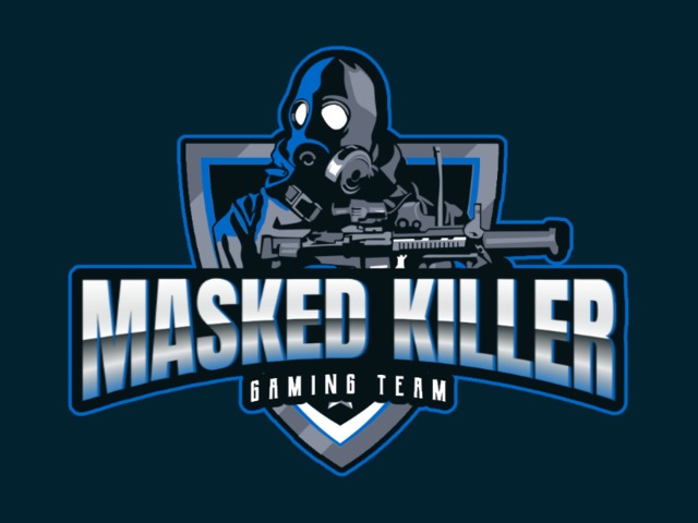 Placeit Gaming Logo Generator with a Masked Shooter Character