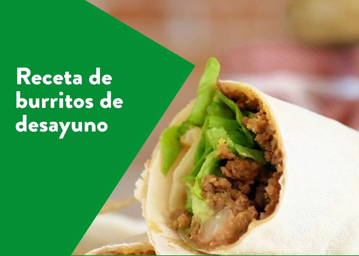 Receta de burritos de desayuno Cocinando con Pedro Hugo Martin Carvajal