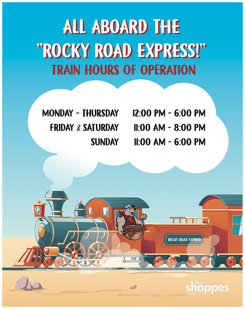 The Shoppes at Chino Hills train