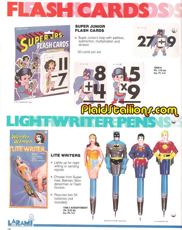 1980 Larami Toys Catalog I Star Trek I Martian Chronicles I Rack Toys I