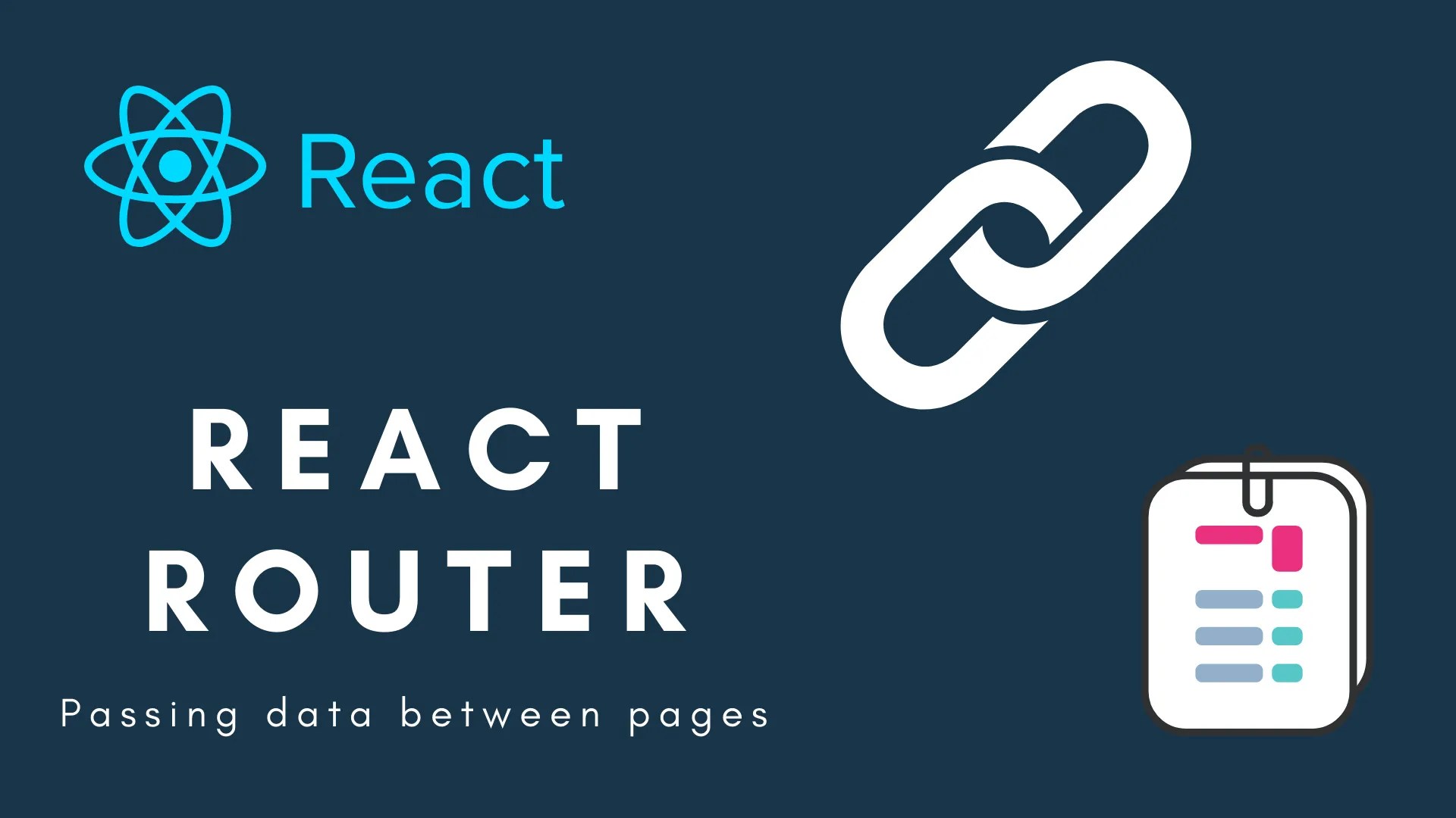 How to Pass Data Between Pages in reactrouterdom V6?