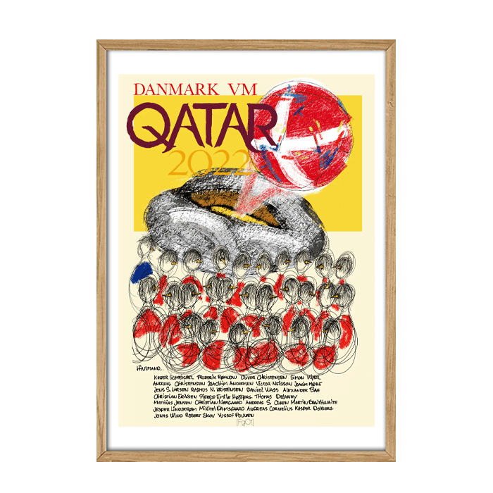 VM 2022 Qatar Plakat Plakatwerket