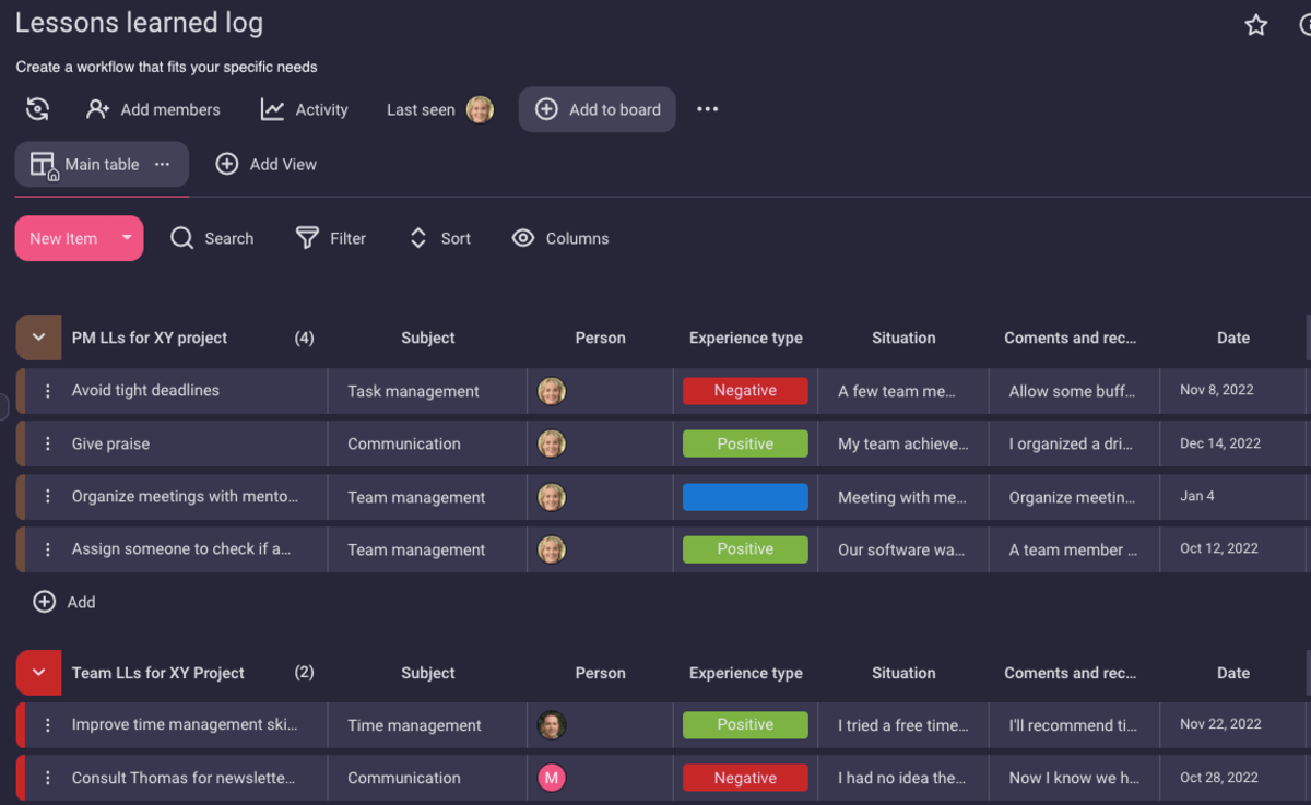What are lessons learned in project management? Plaky