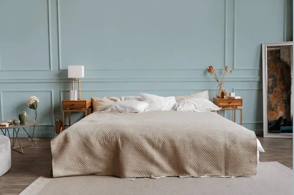 Benjamin Moore Dusky Blue 1640 30 real pictures