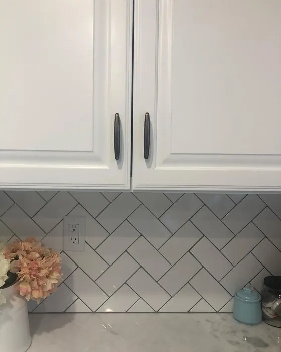 Benjamin Moore White Diamond OC61 paint color