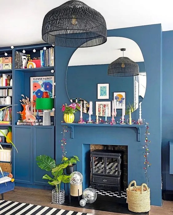 Little Greene Hicks' Blue 208 paint color