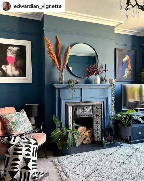 Little Greene Hicks' Blue 208 paint color