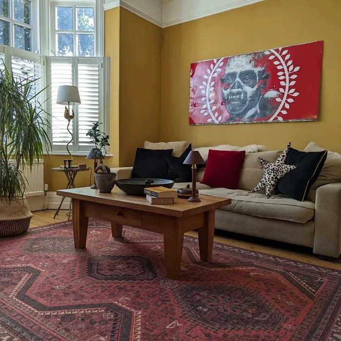 Farrow and Ball India Yellow 66 paint color