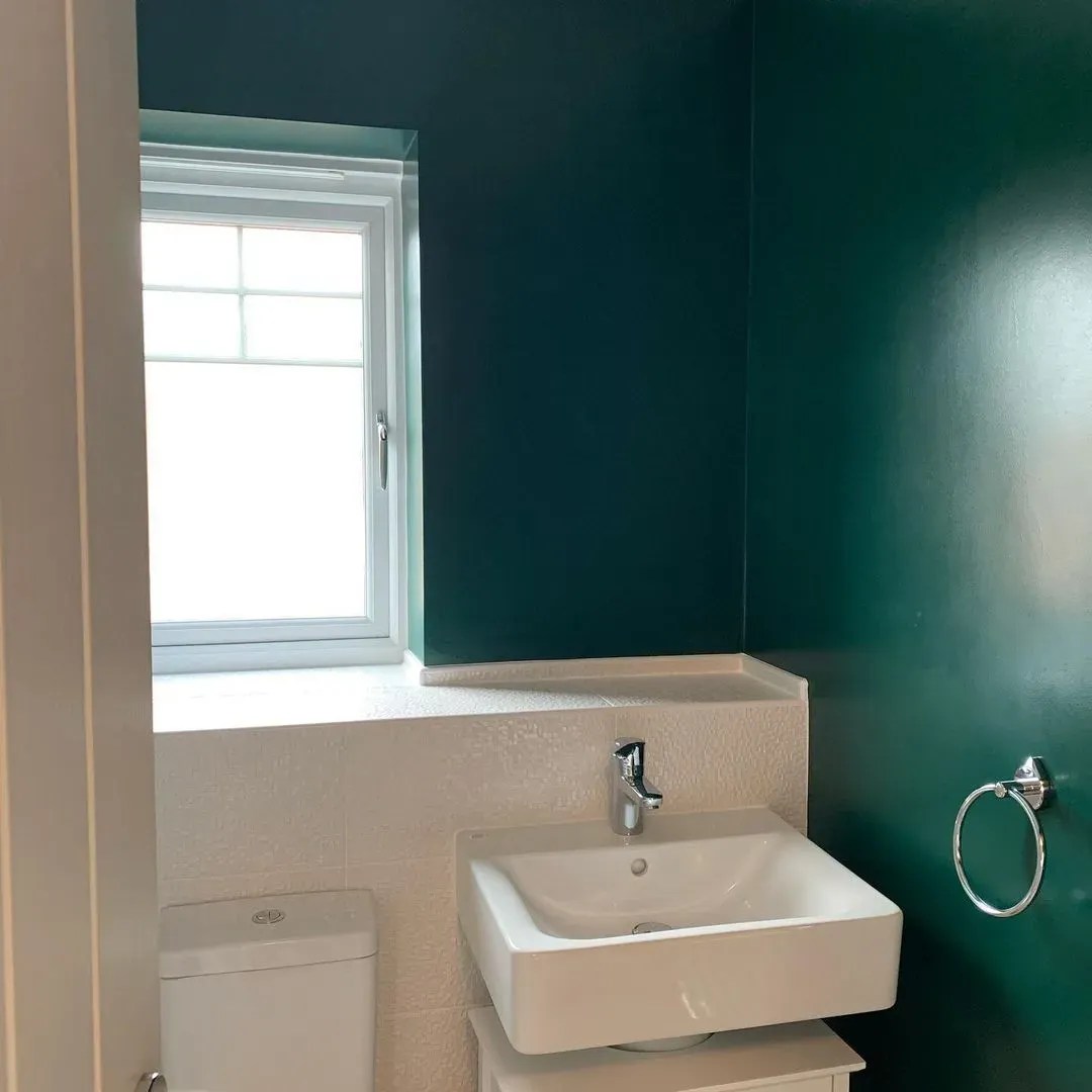 Dulux green paint colors for bathroom