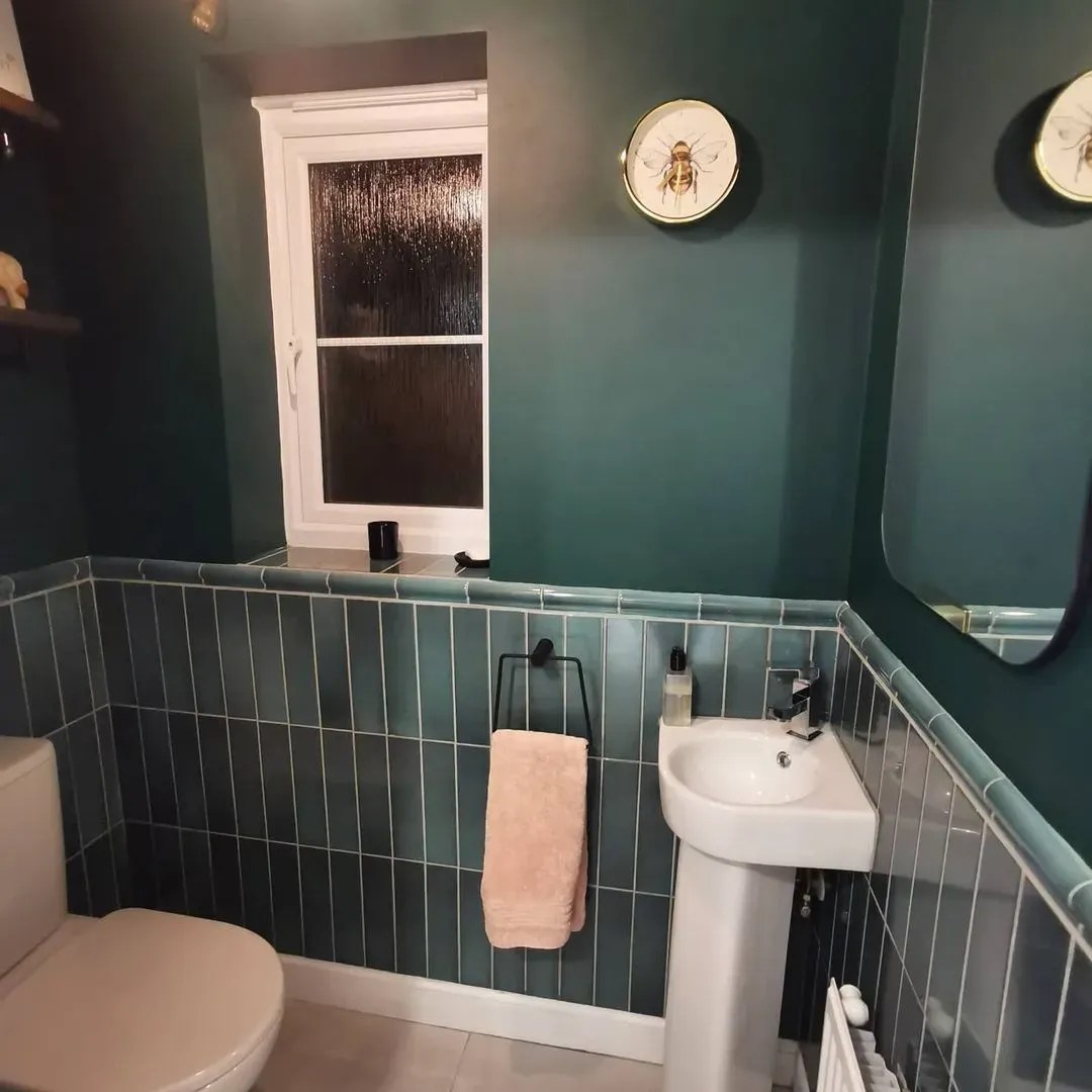 Dulux green paint colors for bathroom