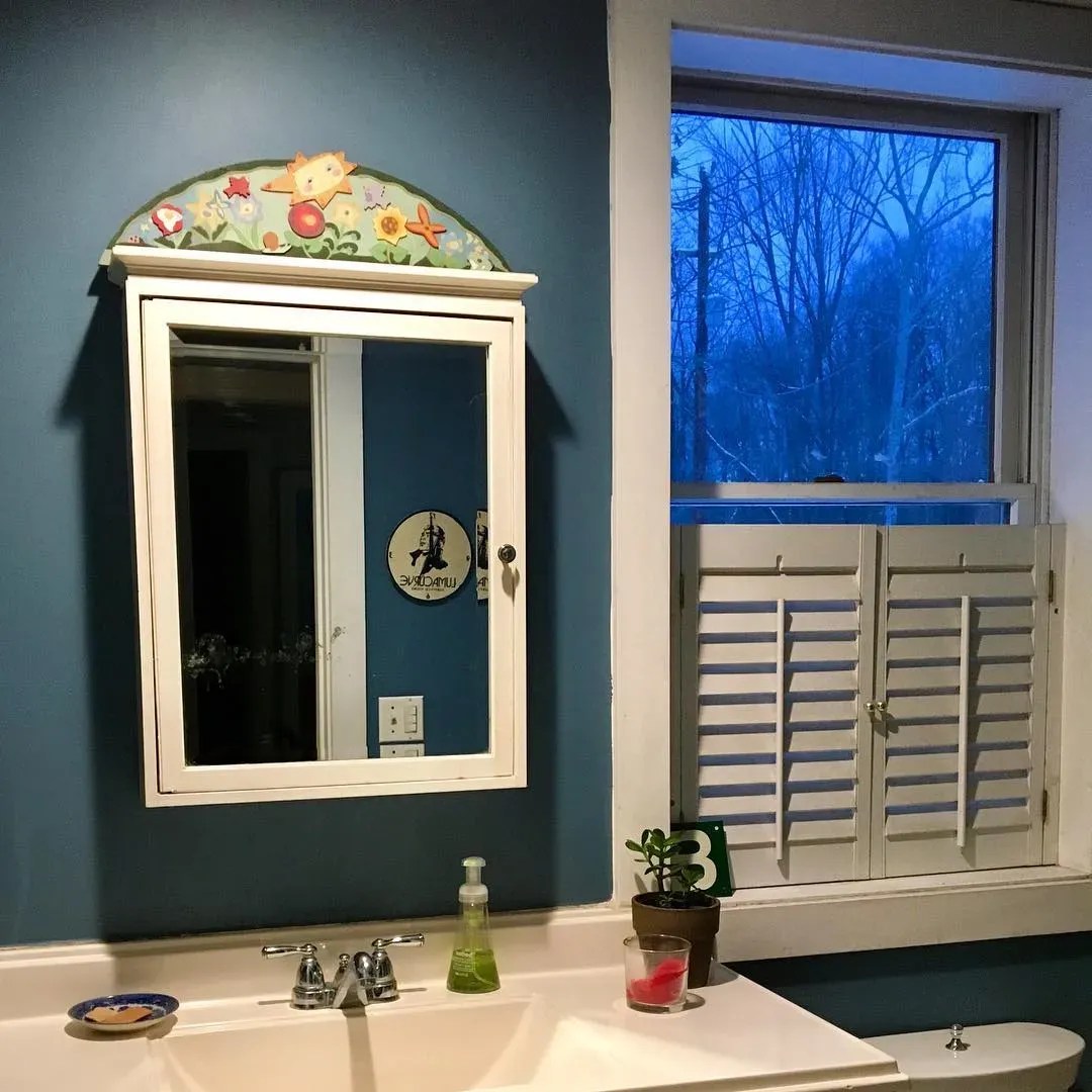 Behr blue paint colors for bathroom