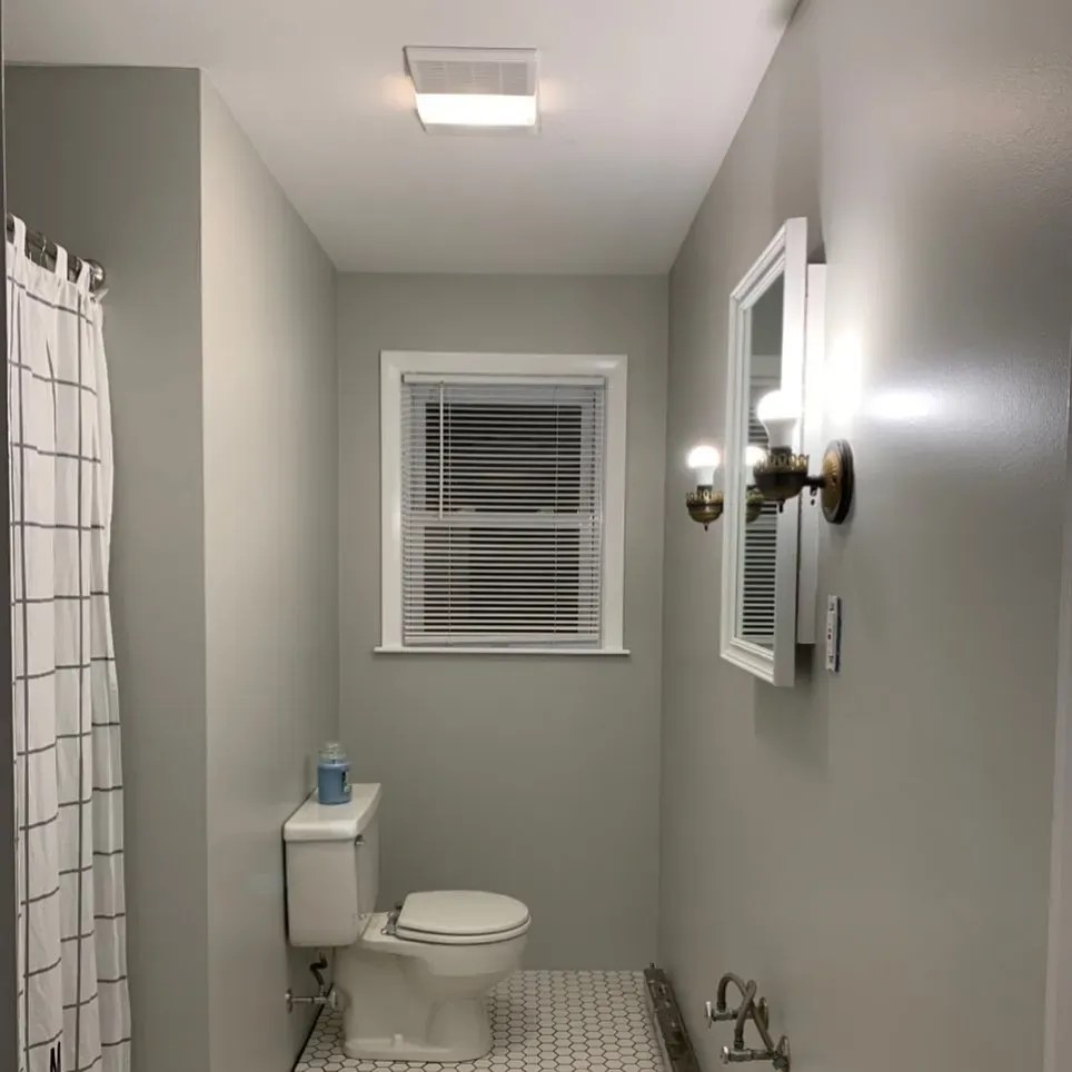 Behr grey paint colors for bathroom