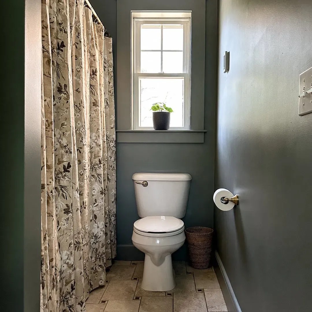 Benjamin Moore green paint colors for bathroom