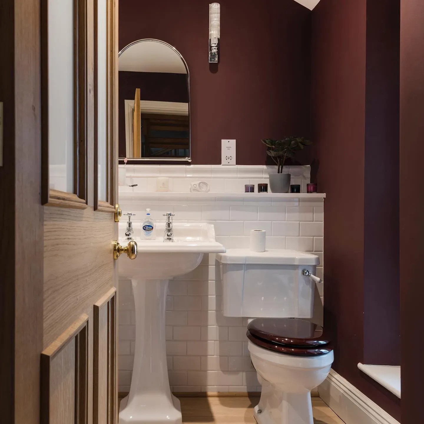 Farrow and Ball purple paint colors for bathroom