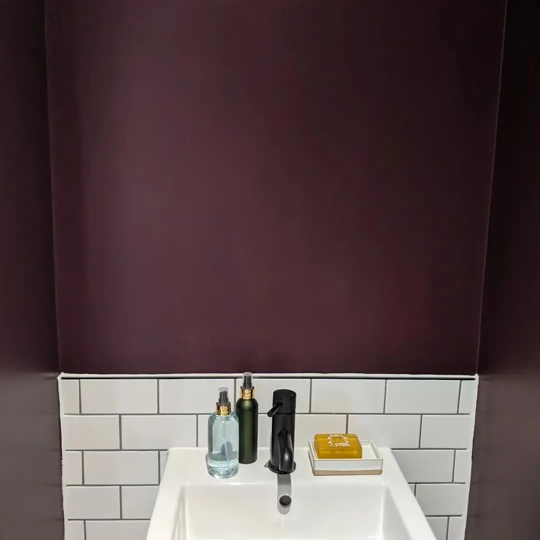 Farrow and Ball purple paint colors for bathroom