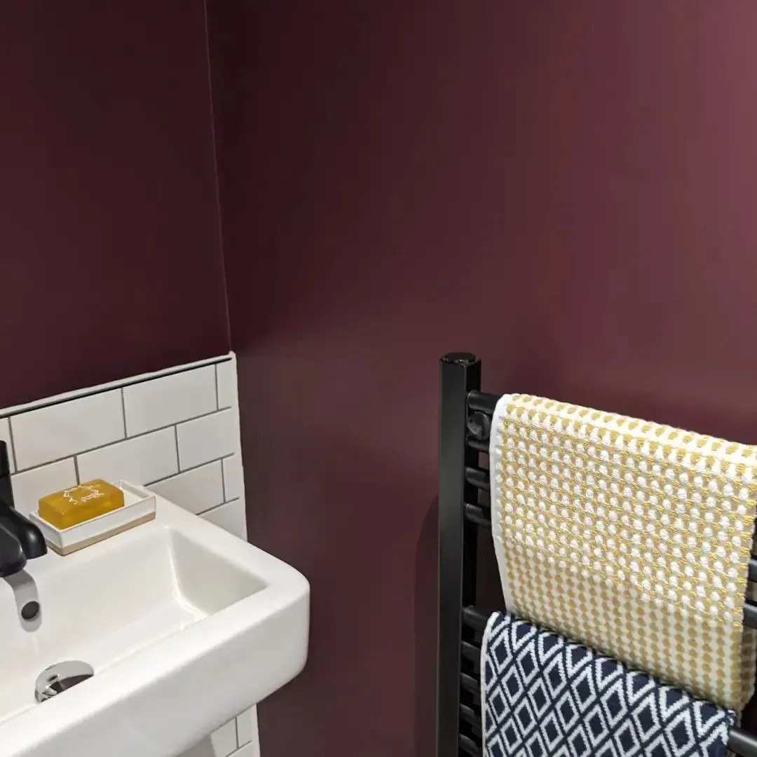 Farrow and Ball purple paint colors for bathroom