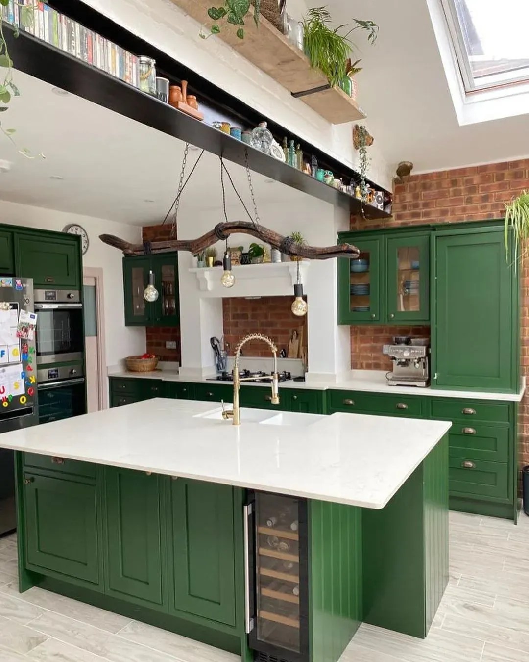 Dark green paint colors for kitchen