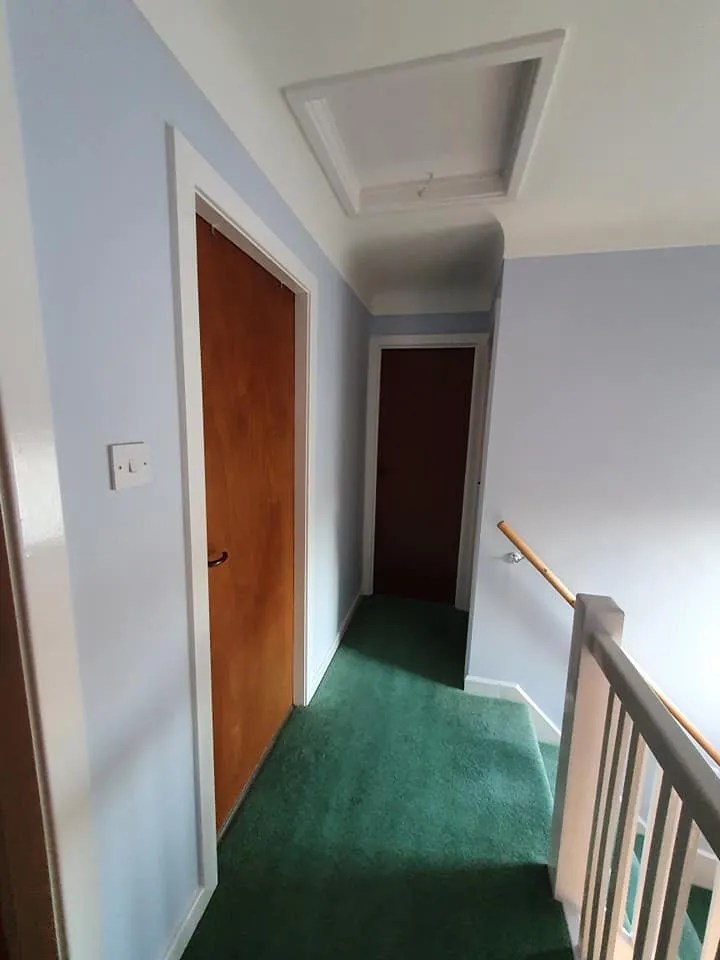 Dulux 29BB 75/065 Blueberry White paint color review with interior pictures