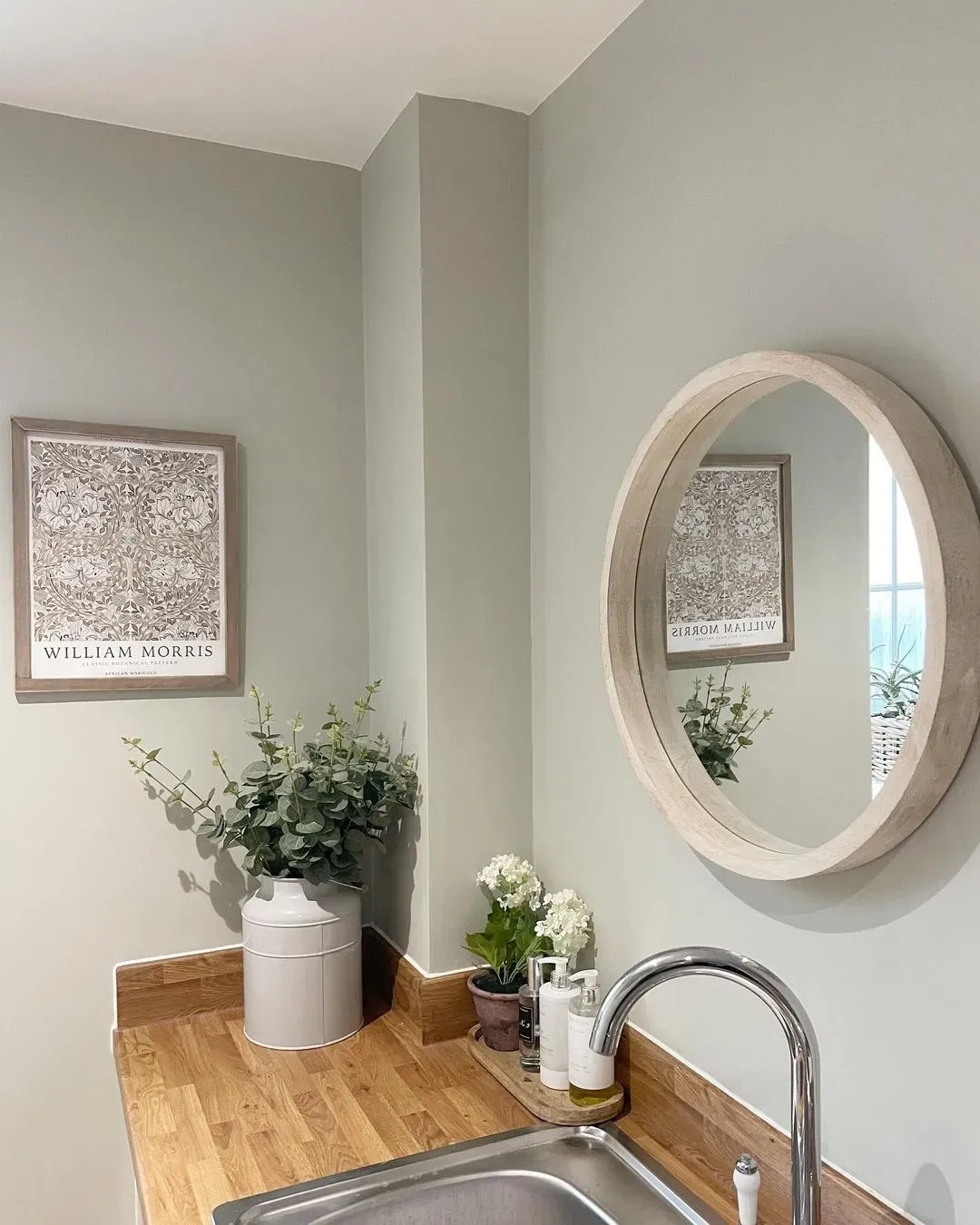 Farrow and Ball light green paint colors for bathroom