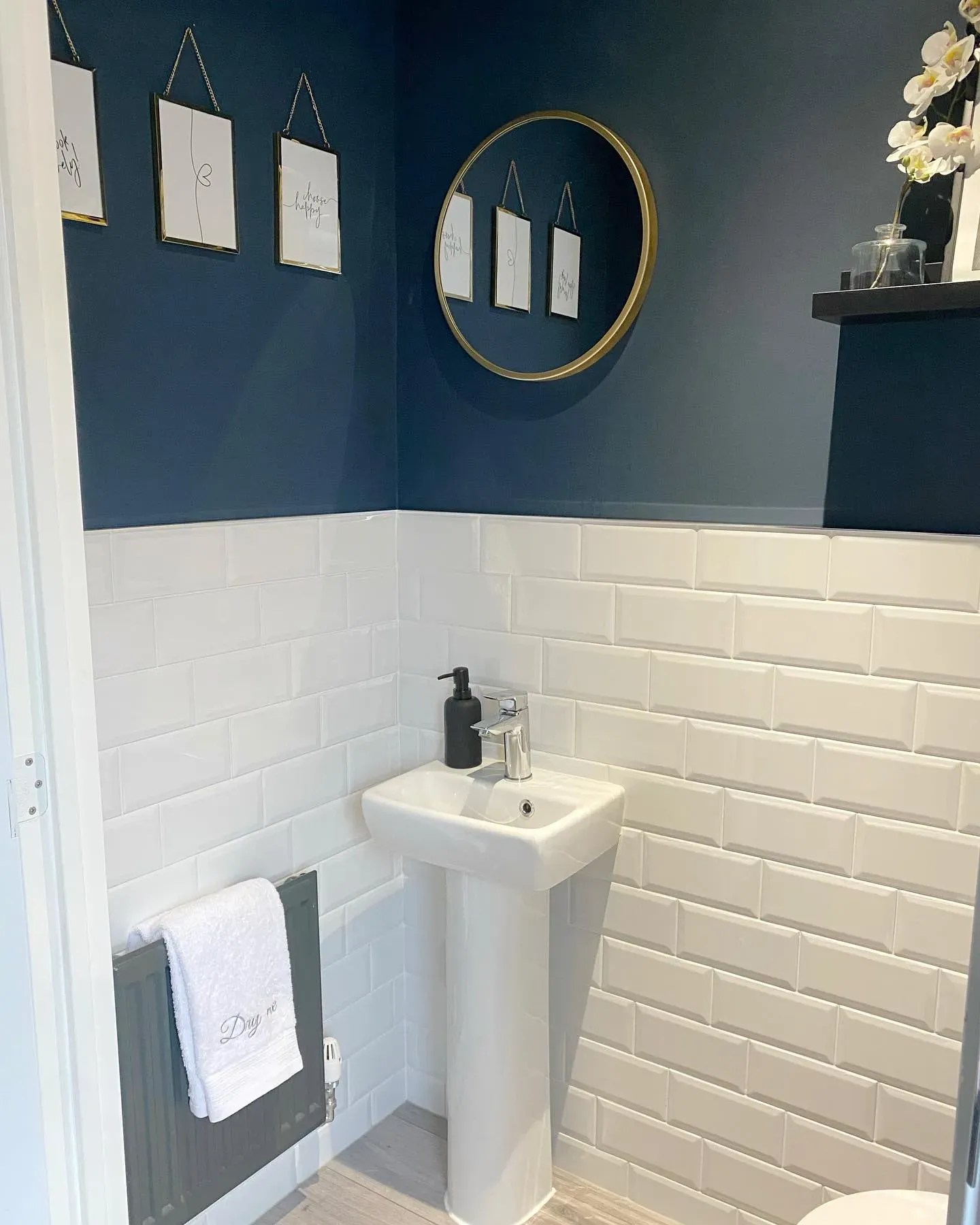 Farrow and Ball dark blue paint colors for bathroom
