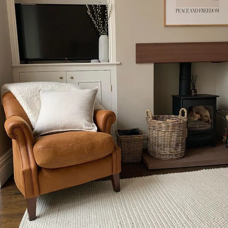 Little Greene greige paint colors for living room