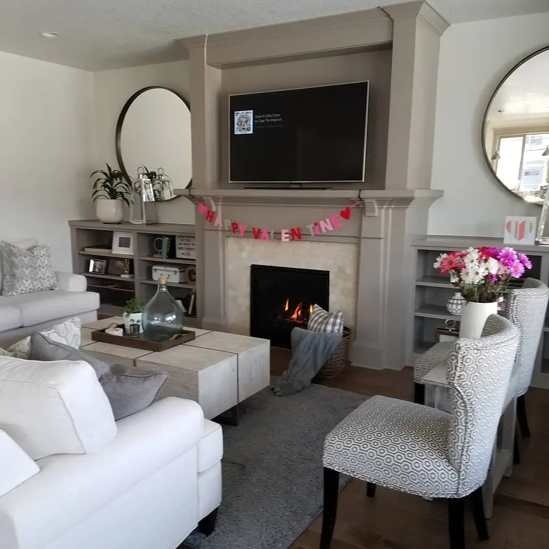 Sherwin Williams greige paint colors for living room
