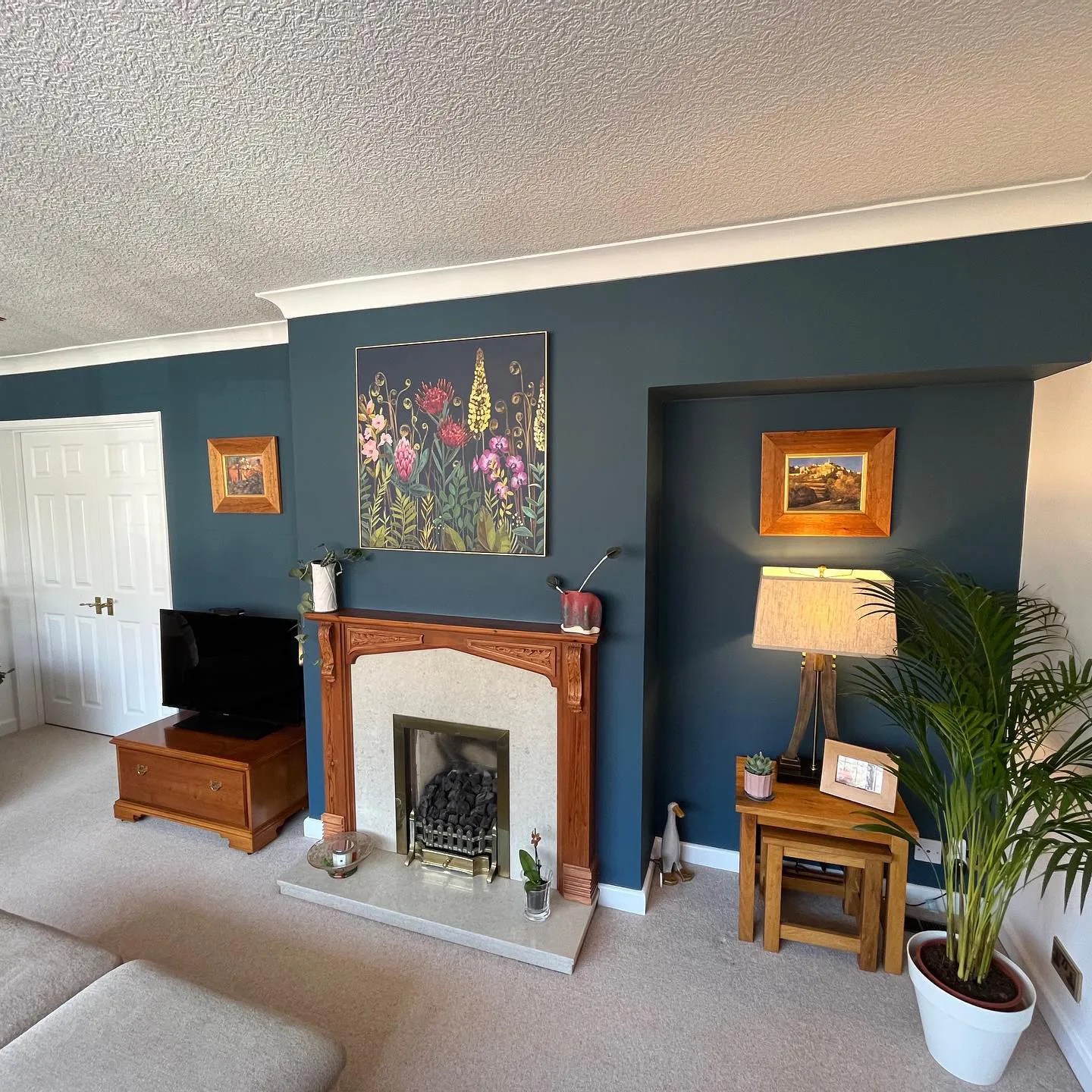 Dulux dark blue paint colors for living room