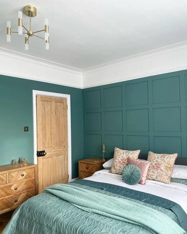 Little Greene dark paint colors for bedroom