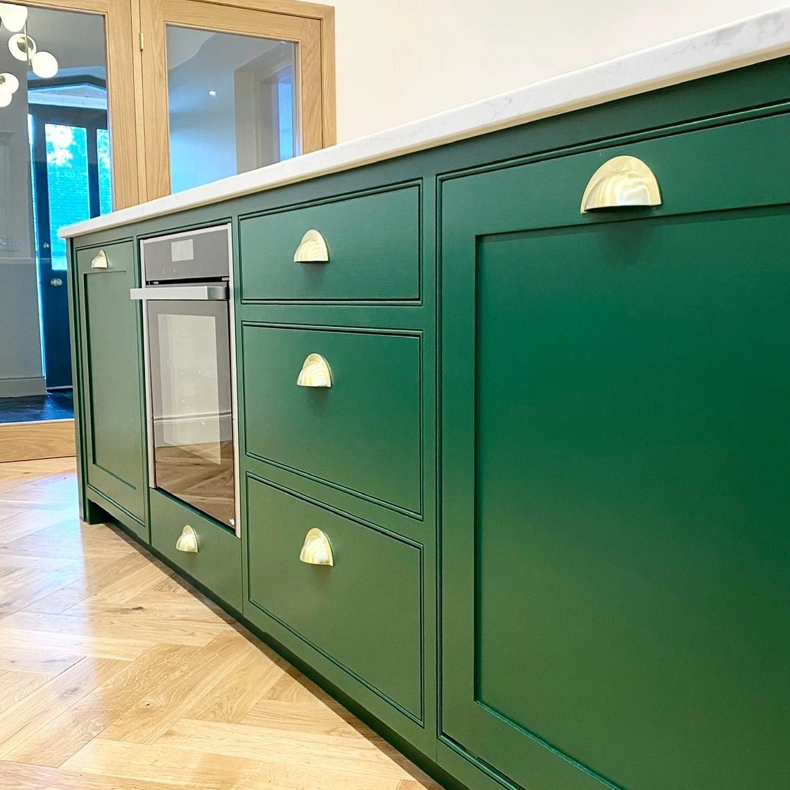 Little Greene dark paint colors for kitchen