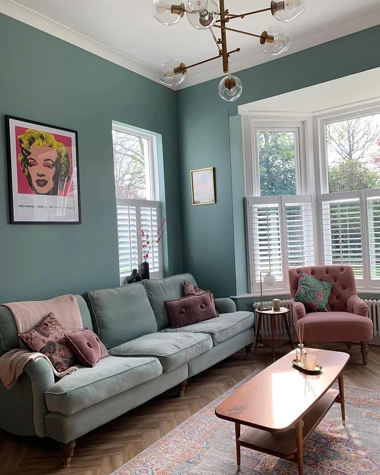 Dulux blue paint colors for living room