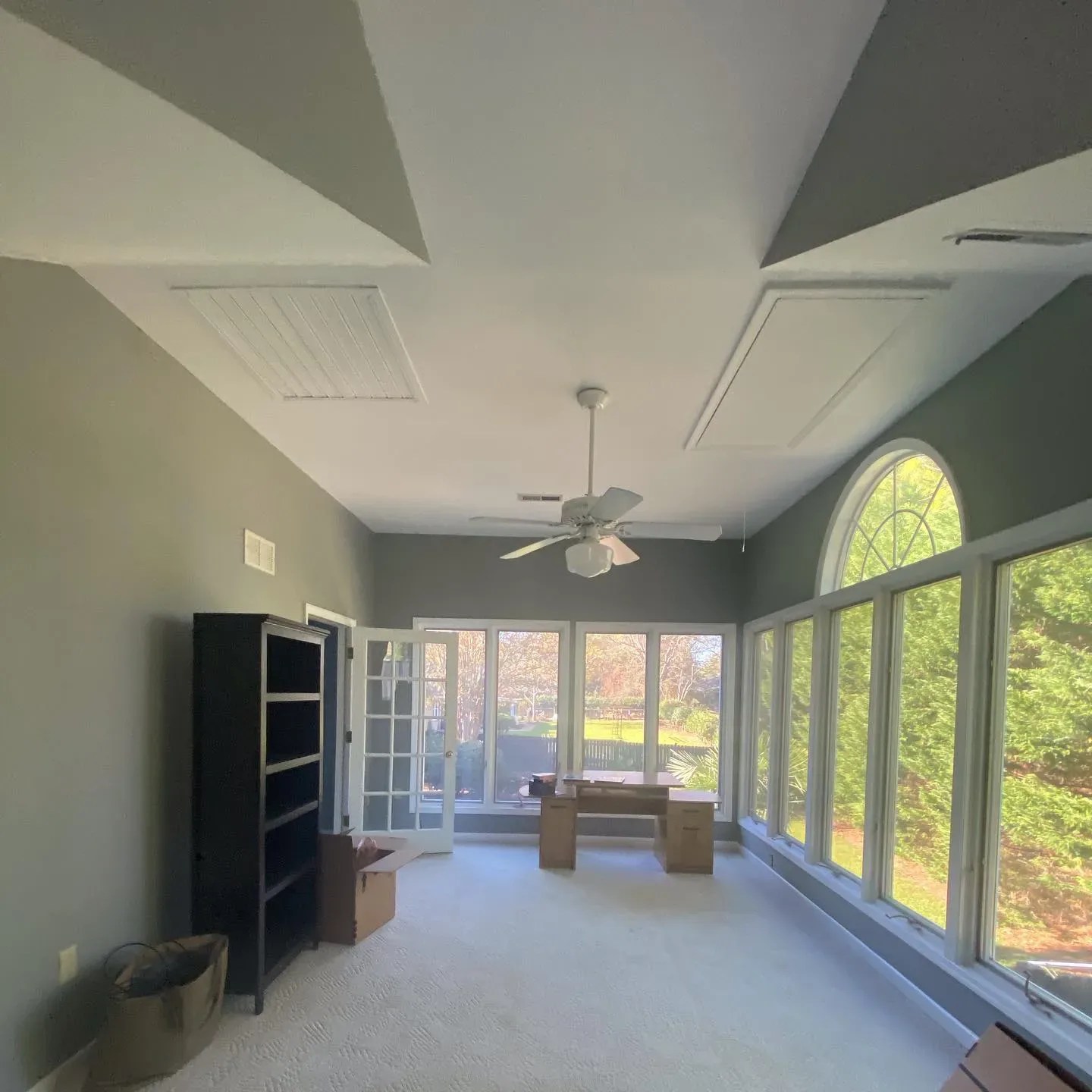 Sherwin Williams midtone grey paint colors for living room