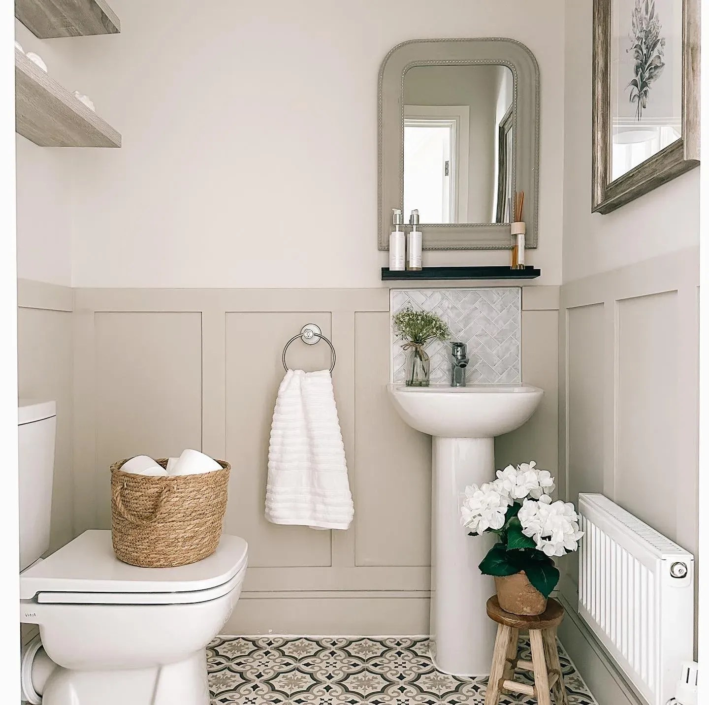 Little Greene midtone paint colors for bathroom