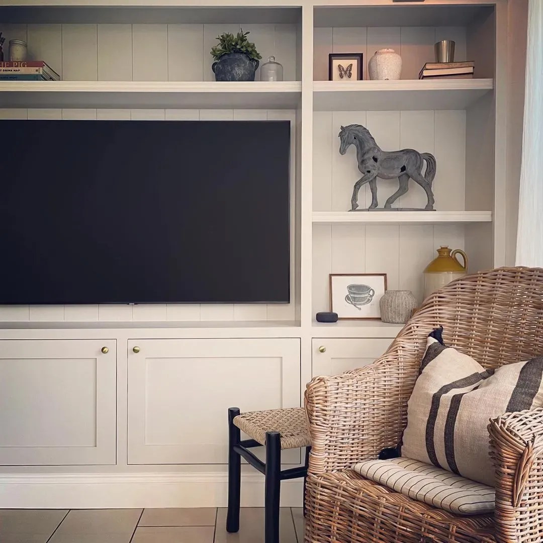 Little Greene greige paint colors for living room