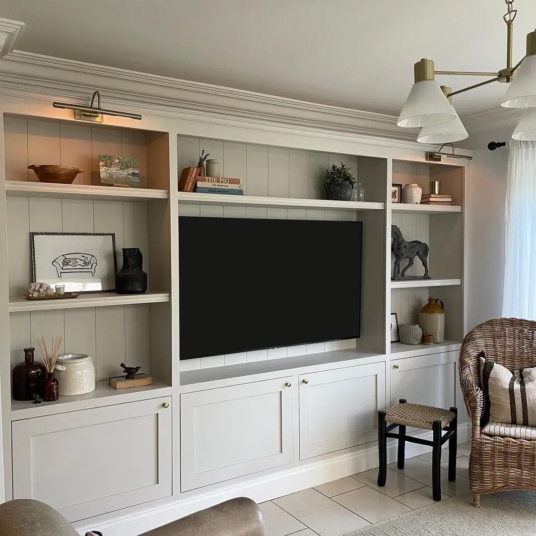 Little Greene greige paint colors for living room