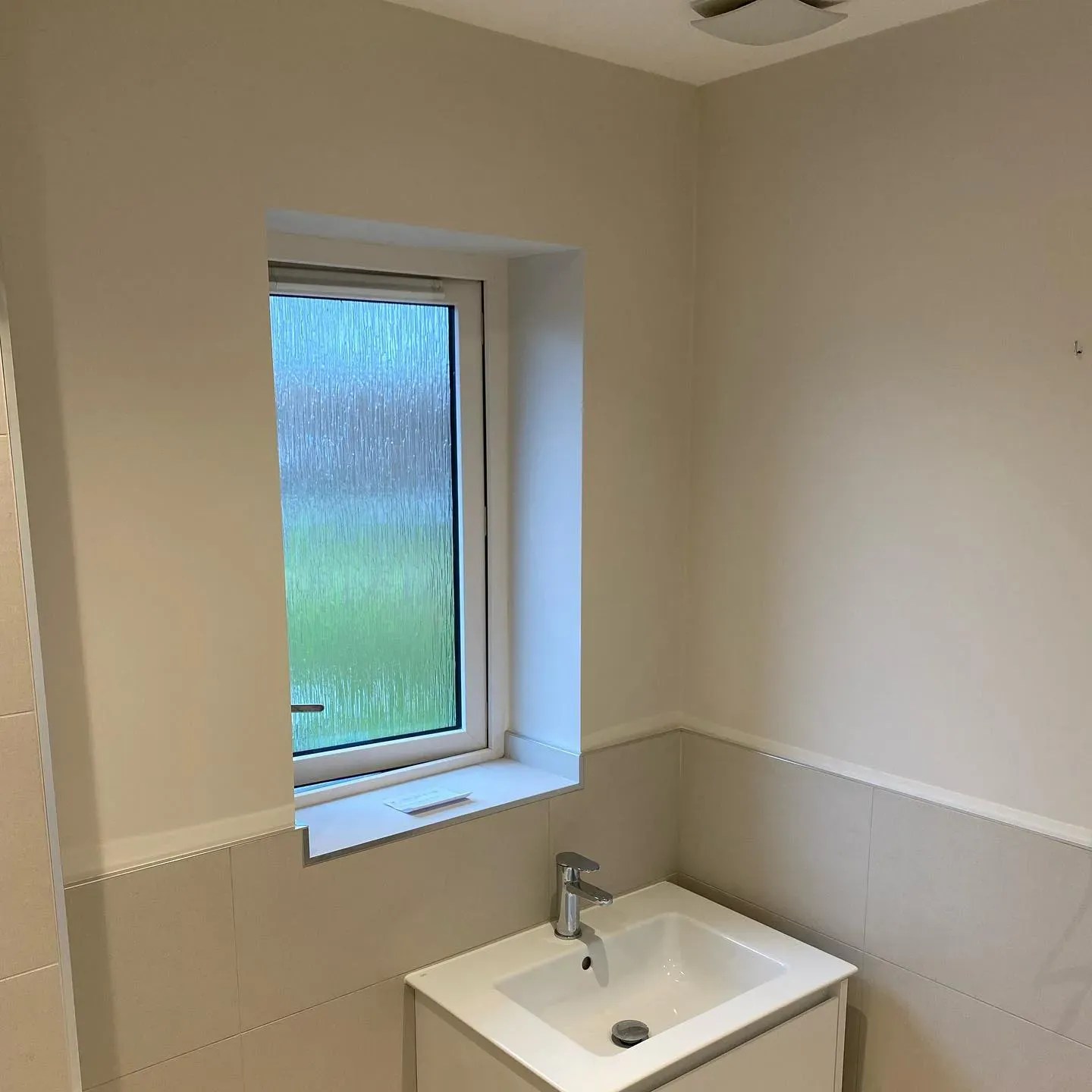 Little Greene light greige paint colors for bathroom