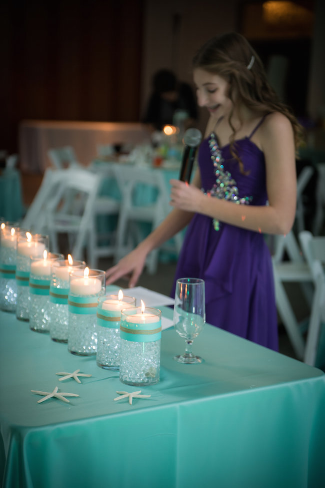 Elegant Beach Themed Bat Mitzvah Party Planit Vicki