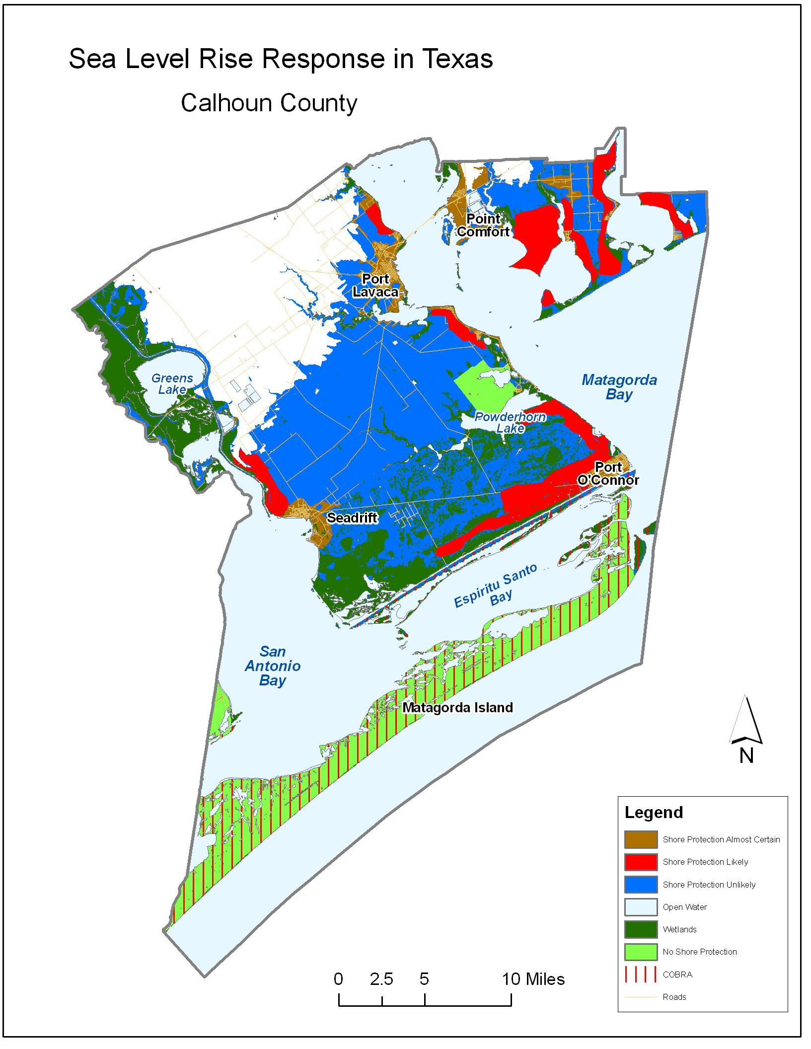 Sea Level Map Of Texas United States Map