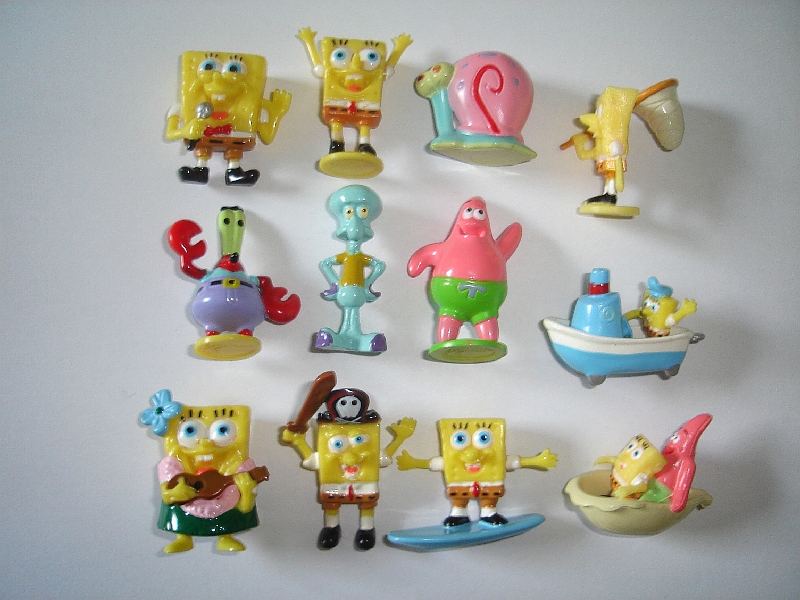 SPONGEBOB SQUAREPANTS MINI FIGURINES SET 1 BIP FIGURES COLLECTIBLES